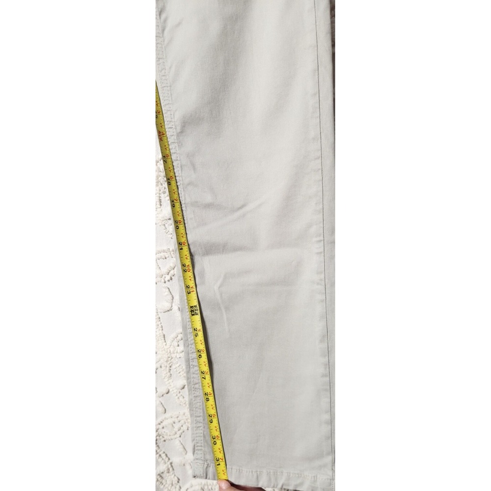 American Heritage Mens Tencel Slim Pants Size 33x32 Beige Business Casual Preppy - Picture 6 of 12